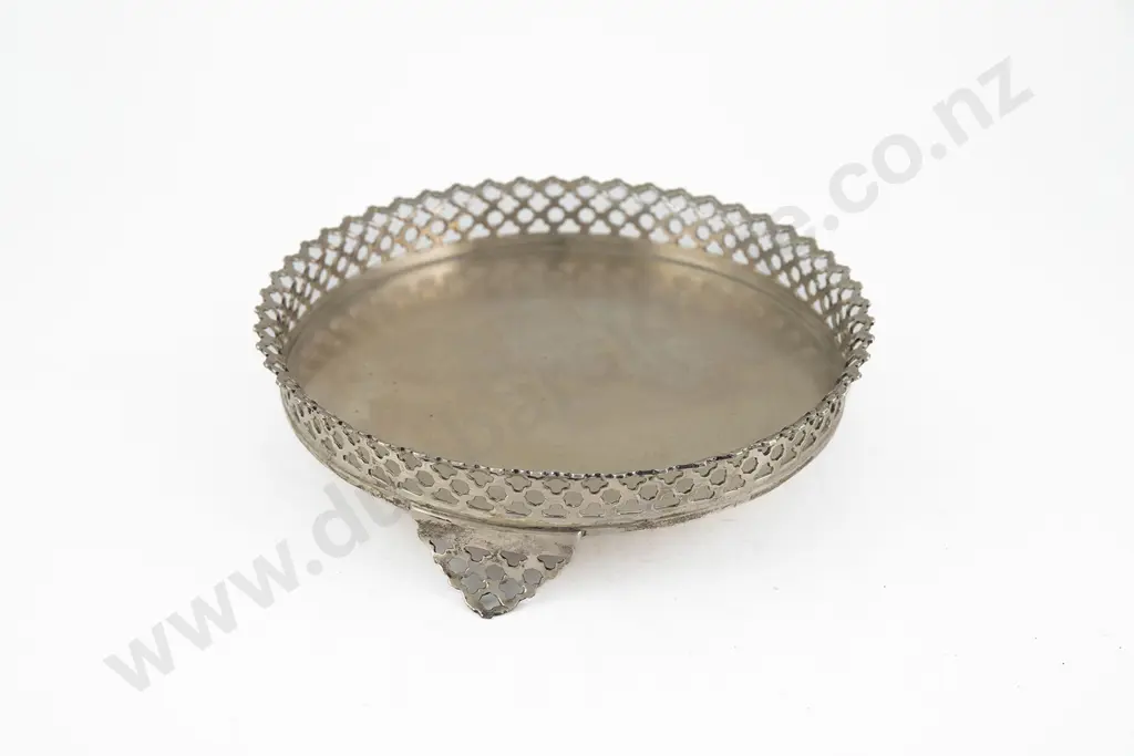 Possibly Dutch Silver Circular Tray Image 1++