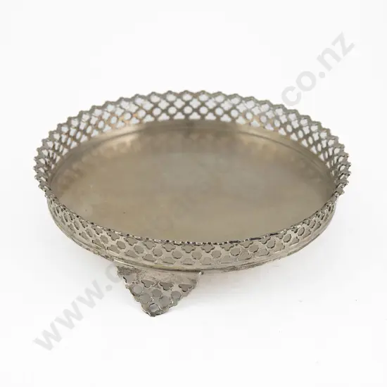 Possibly Dutch Silver Circular Tray