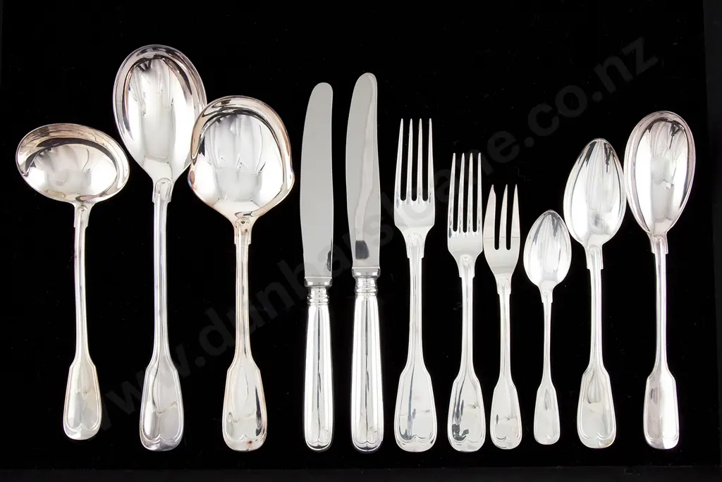 Wilkens Eighty Eight Piece Suite Of .800 Silver Cutlery Image 1++