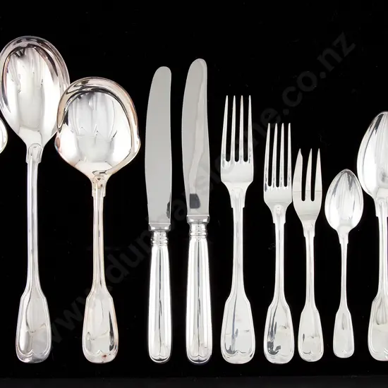 Wilkens Eighty Eight Piece Suite Of .800 Silver Cutlery