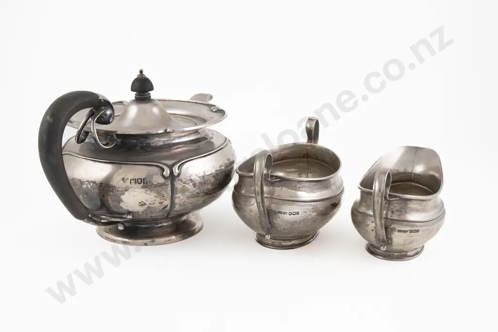 Composed S/S 3 Piece Teaset Image 1++
