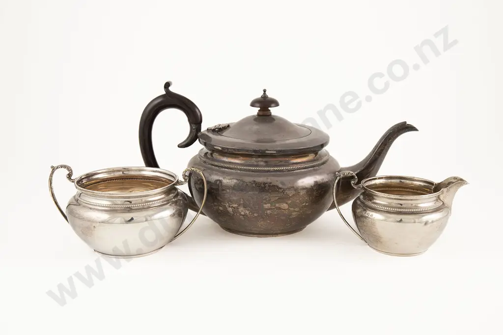 Geo V S/S 3 Piece Teaset Image 1++