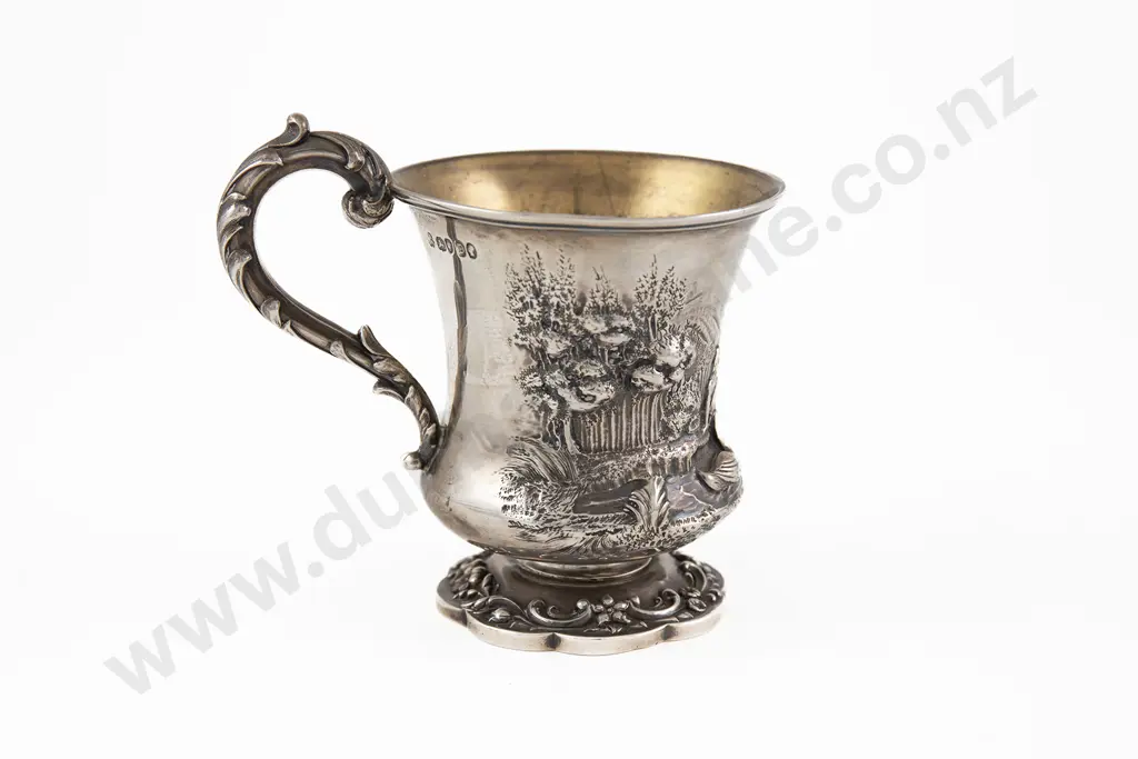 Vict S/S Thistle Shaped Mug Image 1++