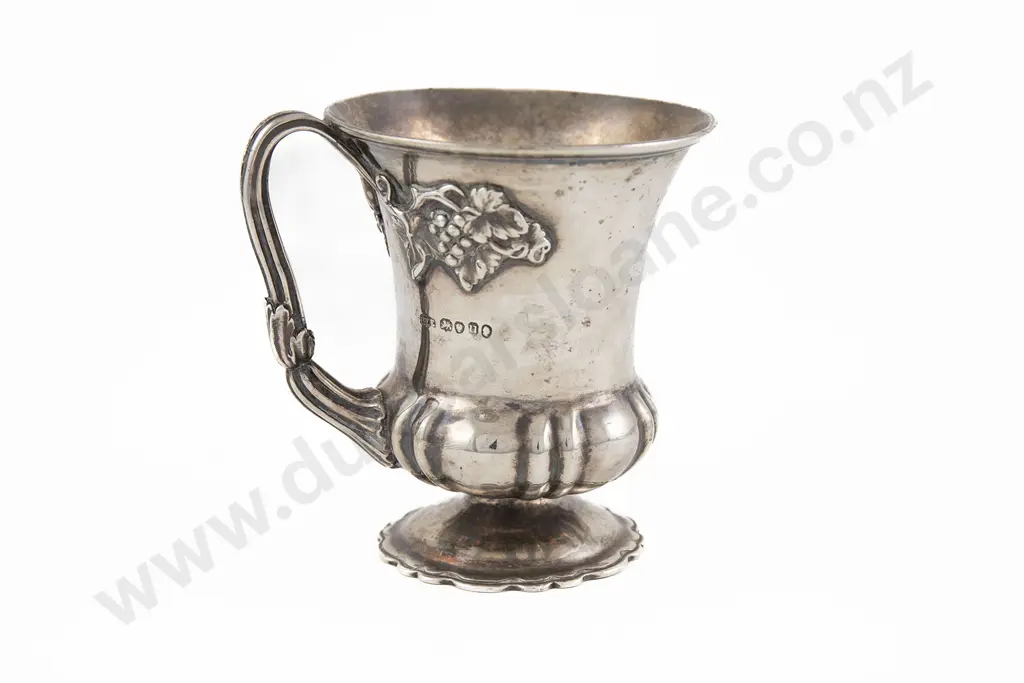 Wm IV S/S Thistle Shaped Mug Image 1++