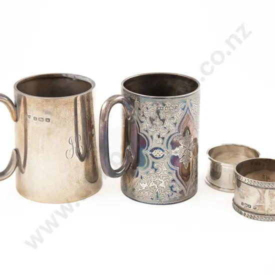 Vict S/S Christening Mug