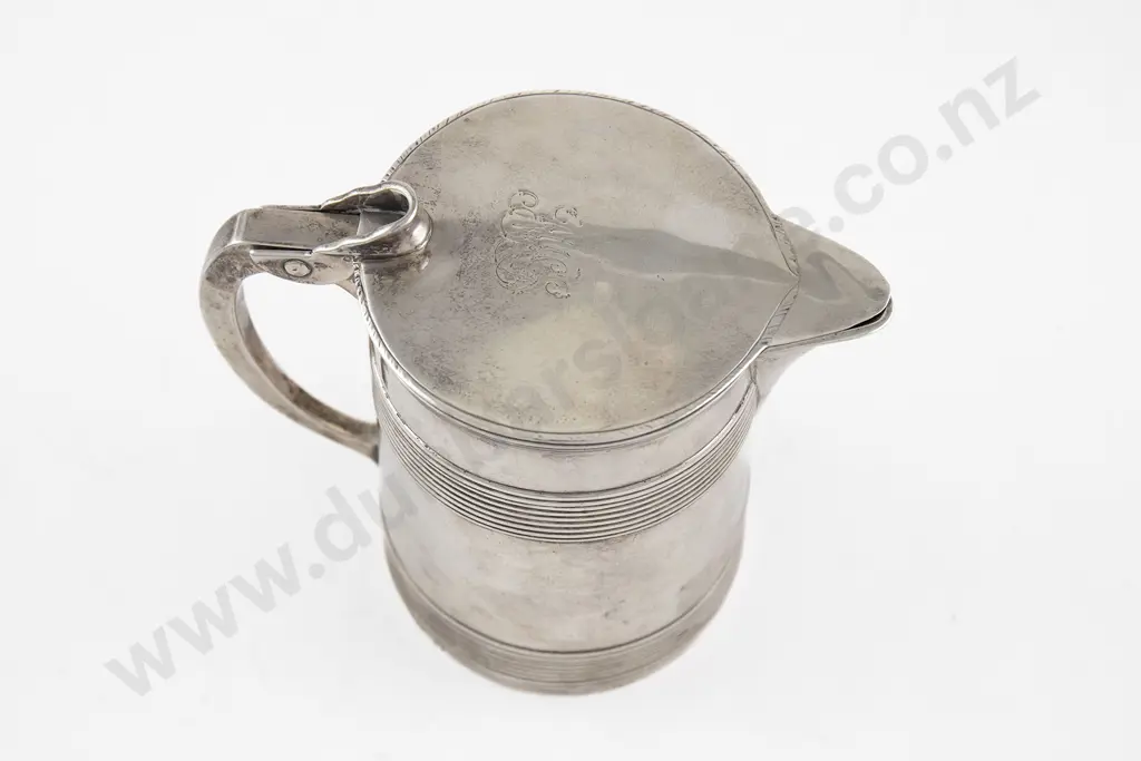 Geo II S/S Lidded Tankard Image 1++