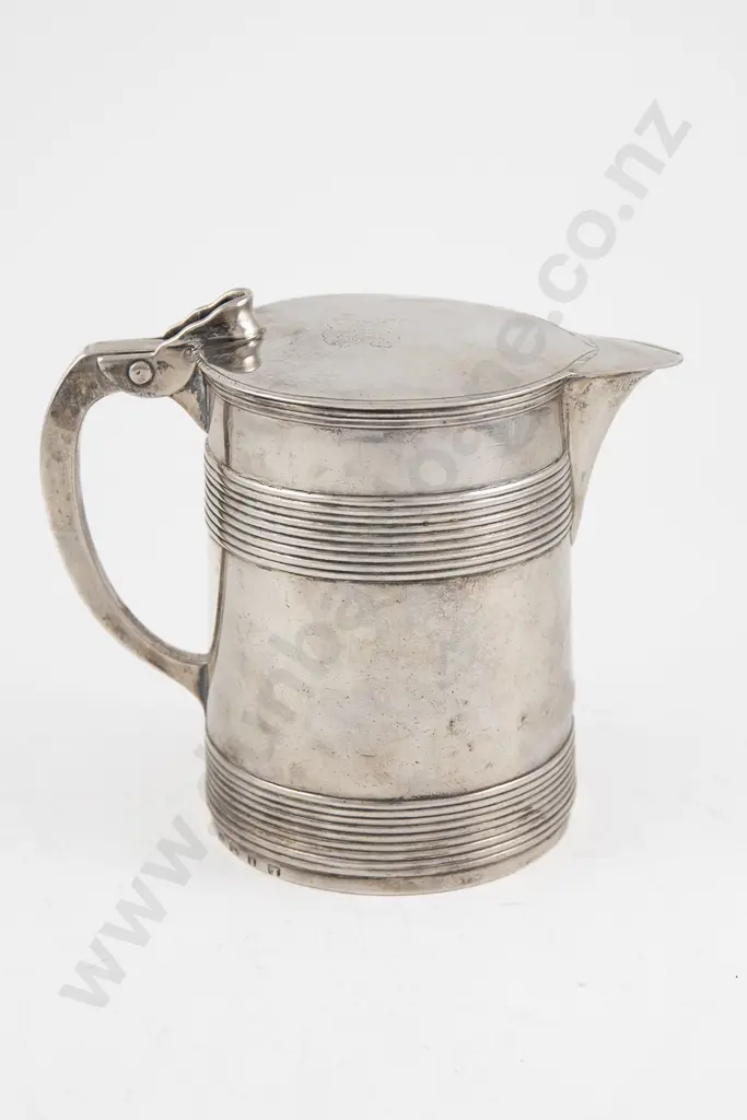 Geo II S/S Lidded Tankard Image 1++