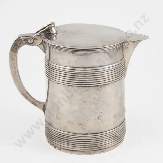 Geo II S/S Lidded Tankard