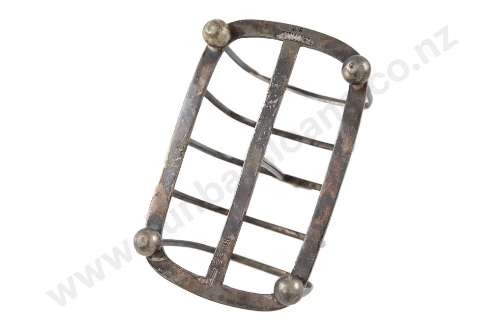 Geo V S/S Toast Rack By Walker & Hall Image 1++