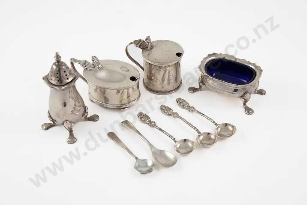 Composed S/S 4 Piece Cruet Set & 5 Spoons Image 1++