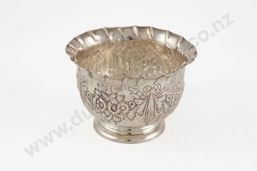 Vict S/S Footed Circular Sugar Bowl Image 1++