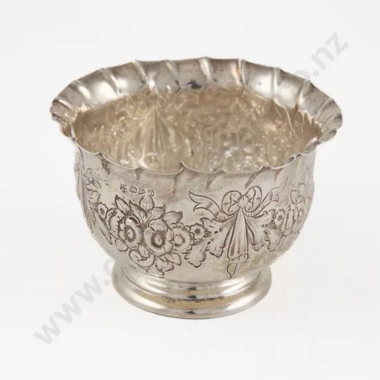 Vict S/S Footed Circular Sugar Bowl