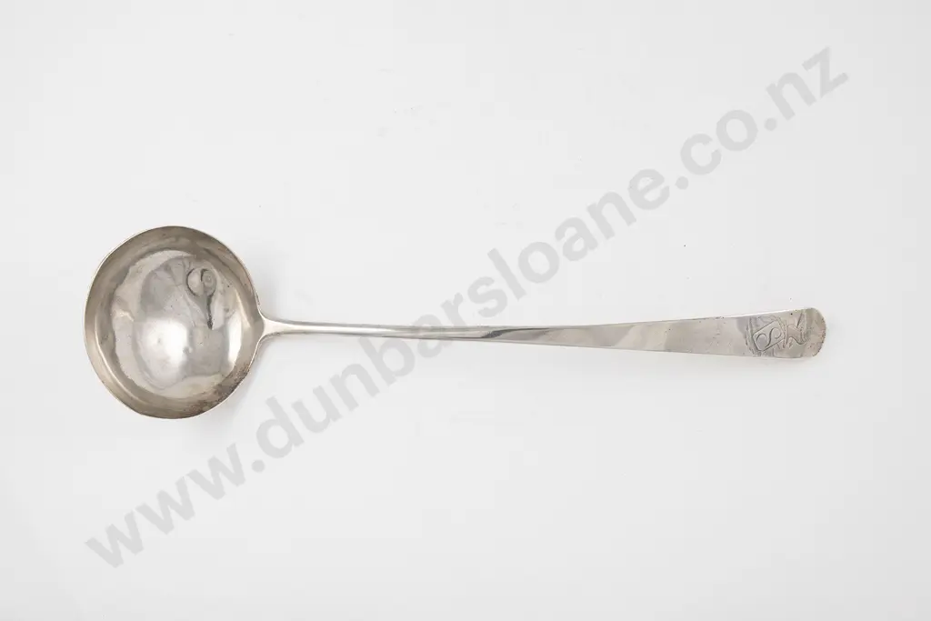 Geo III Irish S/S Soup Ladle Image 1++