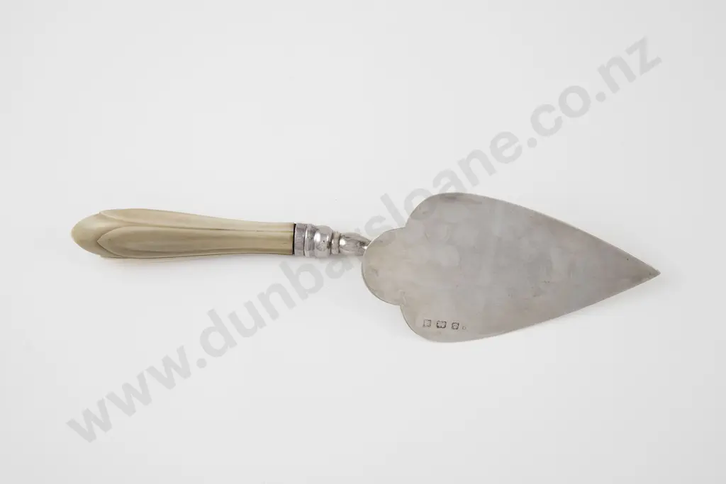 Early C20th ivory Handled S/S Trowel Image 1++