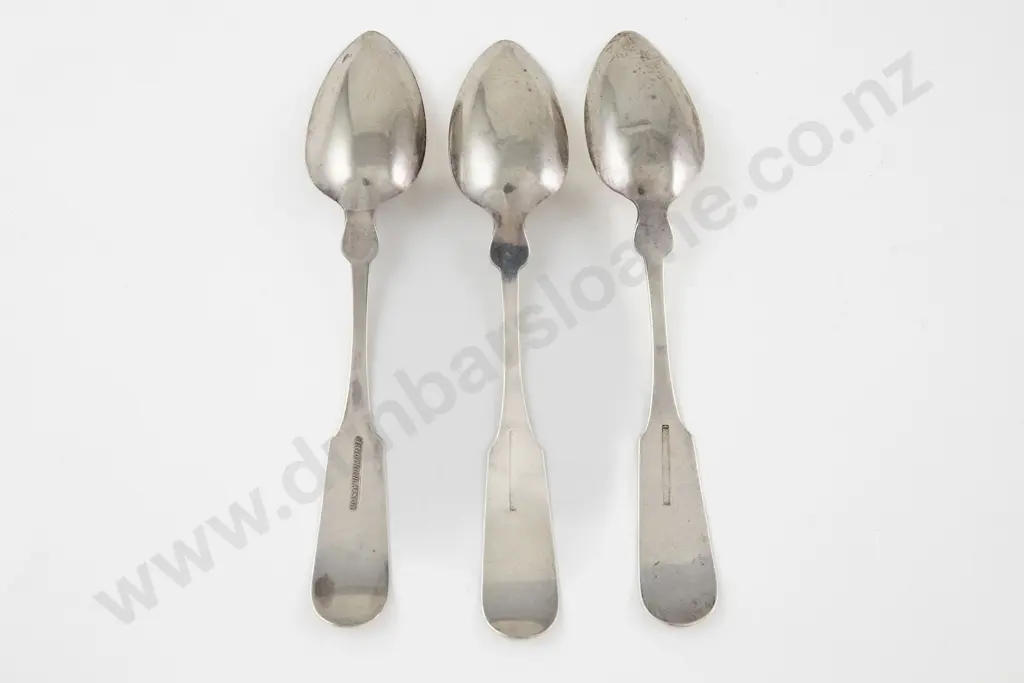 3 American S/S Teaspoons By J Gorham Image 1++