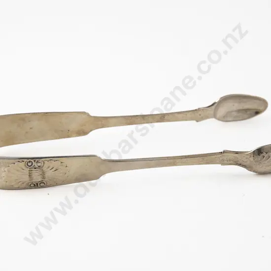 Geo III S/S Sugar Tongs