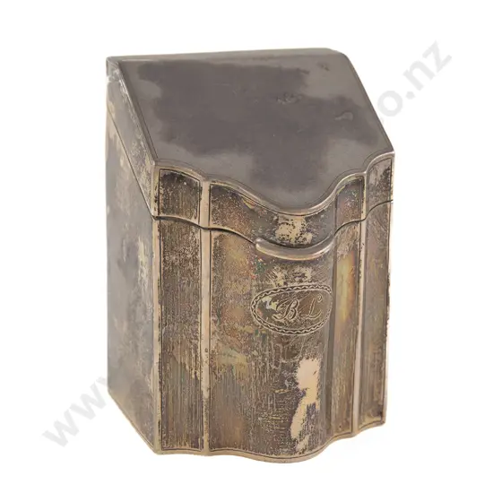Edw VII S/S Tea Caddy