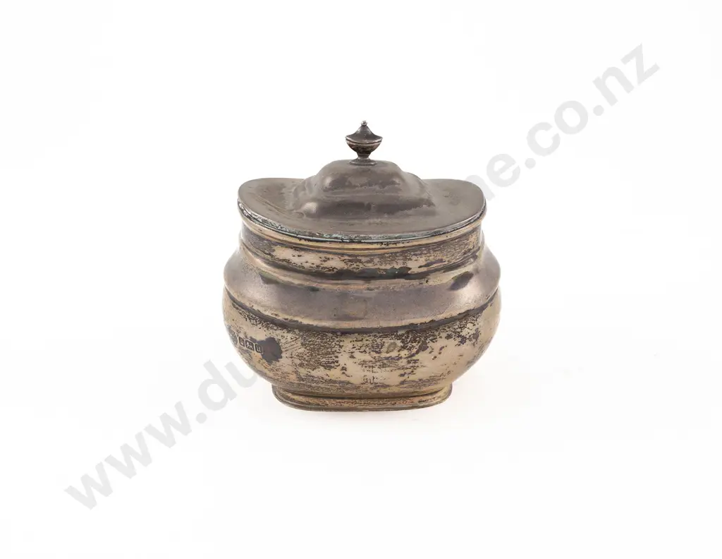 Geo V S/S Tea Caddy Image 1++