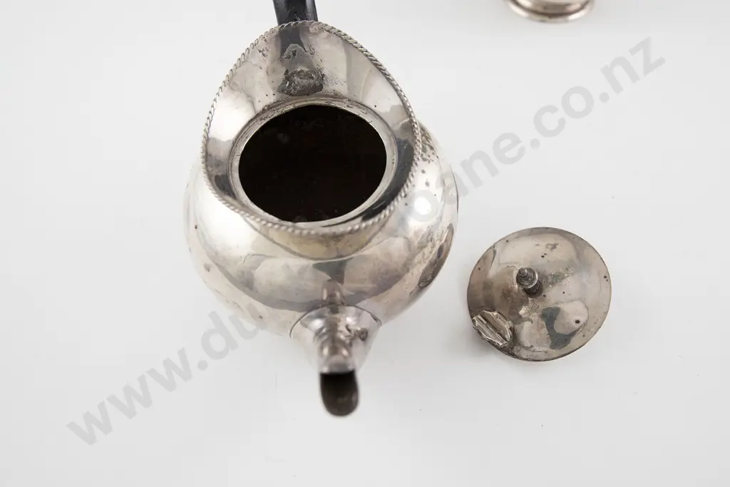 Edw VII S/S 3 Piece Bachelors Teaset Image 1++