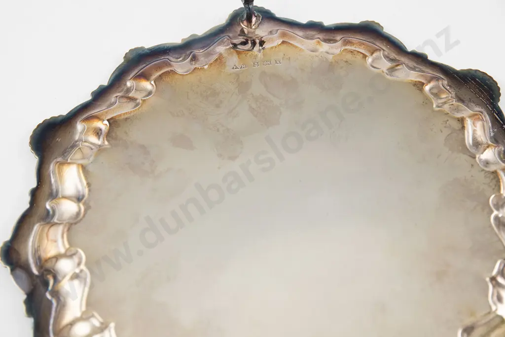 QEII S/S Salver Image 1++