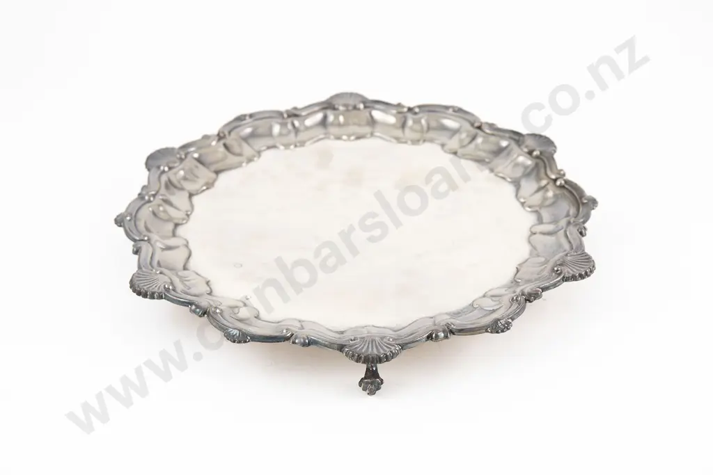 QEII S/S Salver Image 1++