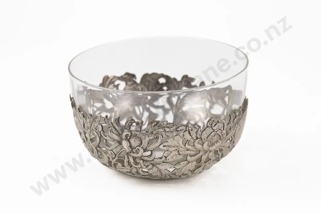 Chinese Export Ware Silver Sugar Bowl Image 1++