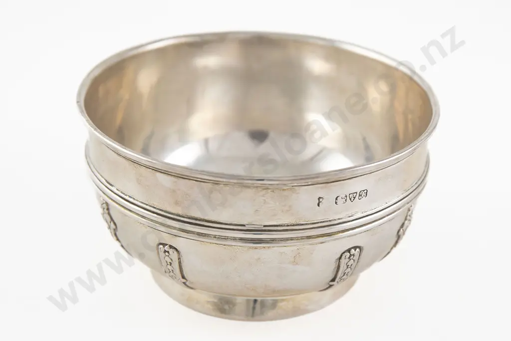 Edw VII S/S Arts & Crafts Design Sugar Bowl Image 1++