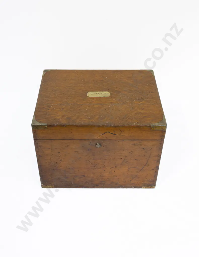 Oak Cased Victorian S/S Tea and Coffee Set Image 1++