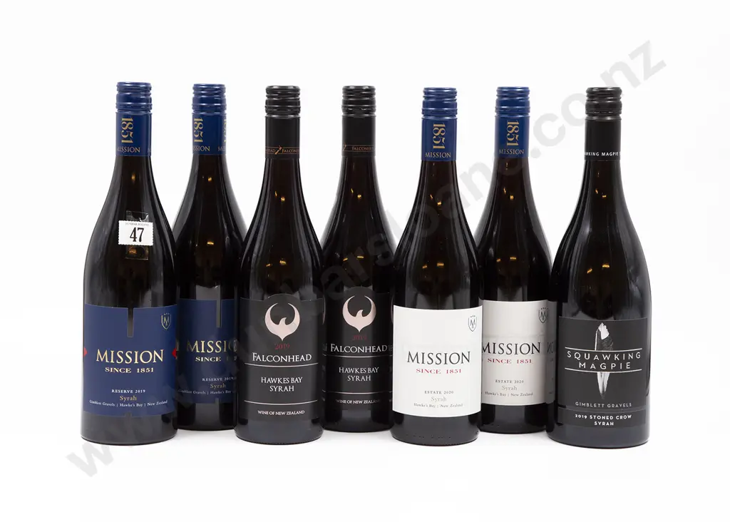 Seven Bottles of Assorted NZ Syrah Image 1++