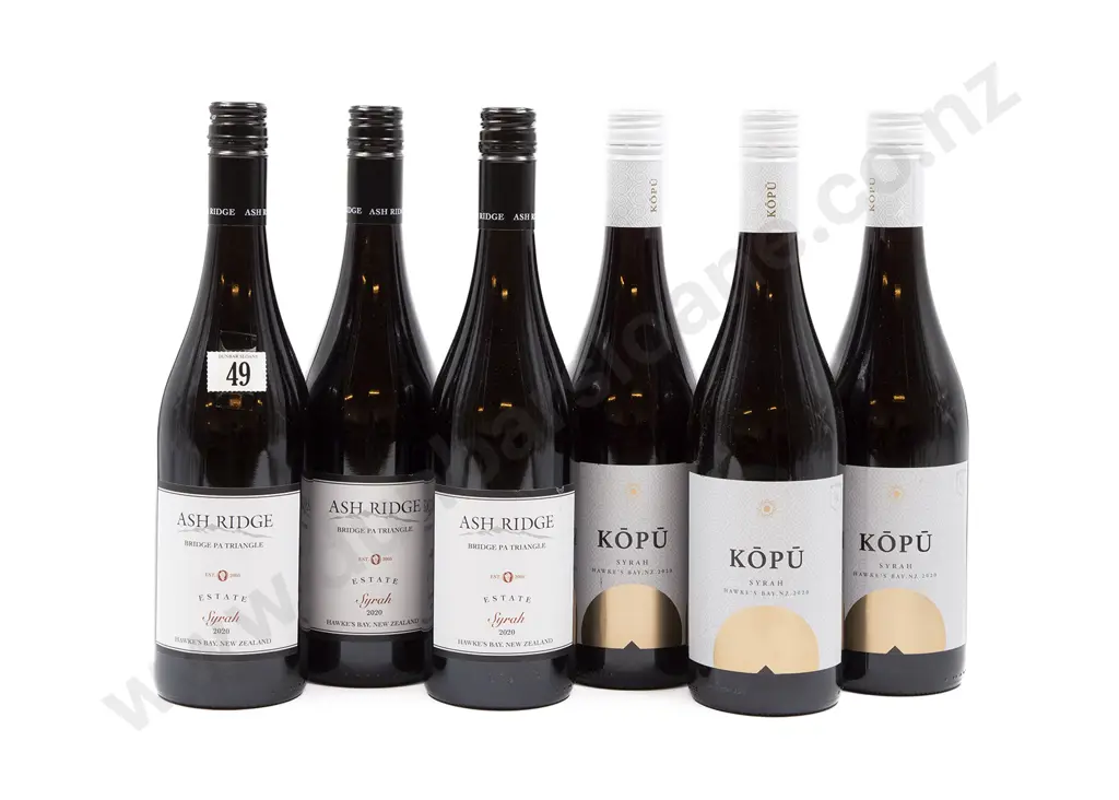 Six Bottles of Assorted NZ Syrah Image 1++