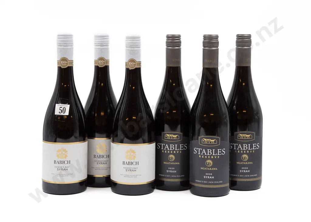 Six Bottles of Assorted NZ Syrah Image 1++