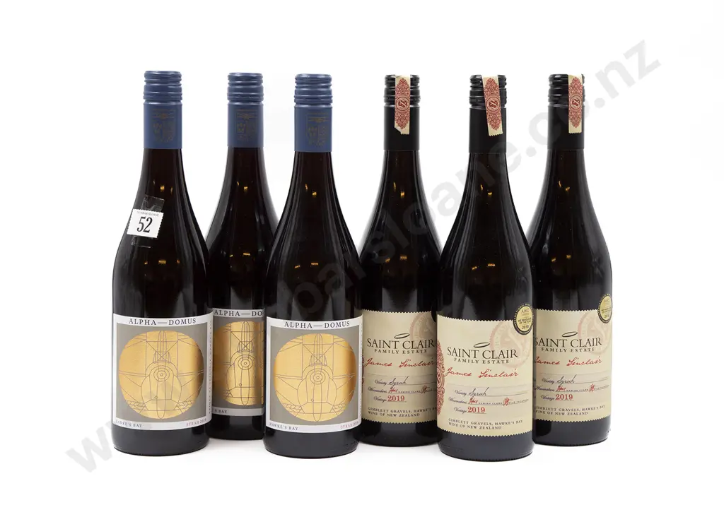 Six Bottles of Assorted NZ Syrah Image 1++