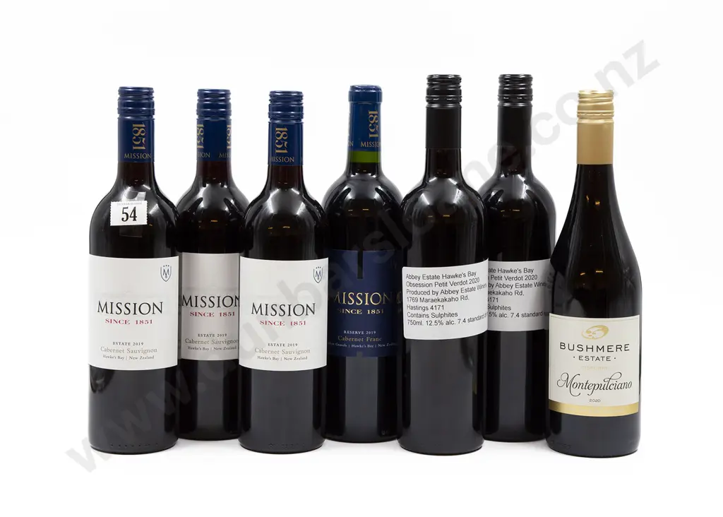 Seven Bottles of Assorted NZ Red Image 1++