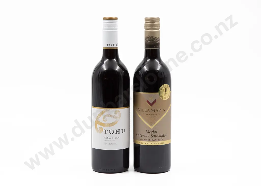 Six Bottles of Assorted NZ Merlot Image 1++