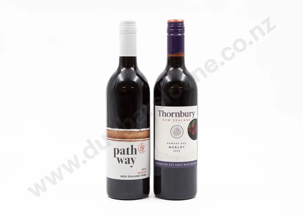 Six Bottles of Assorted NZ Merlot Image 1++