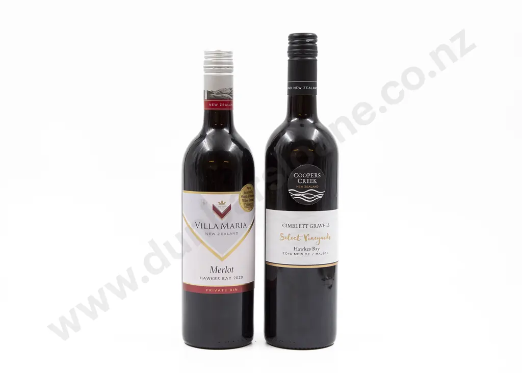 Six Bottles of Assorted NZ Merlot Image 1++