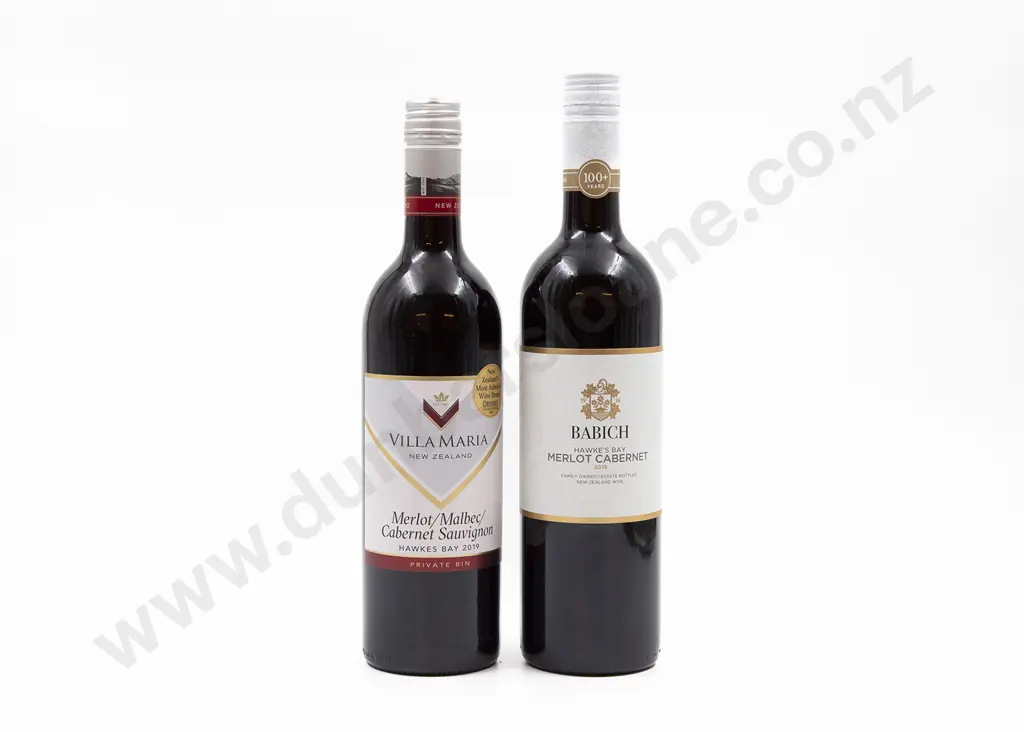 Six Bottles of Assorted NZ Merlot Image 1++