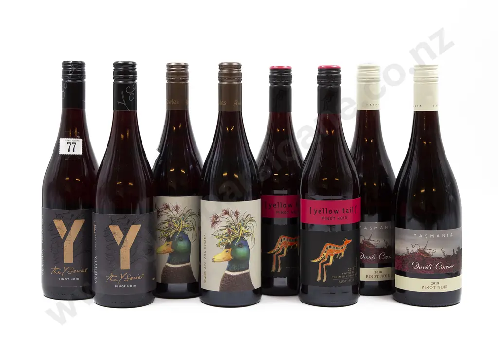 Eight Bottles of Assorted Australian Pinot Noir Image 1++
