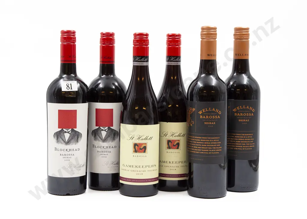 Six Bottles of Assorted Australian Shiraz Image 1++
