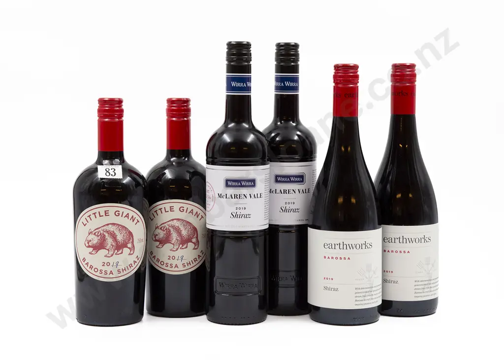 Six Bottles of Assorted Australian Shiraz Image 1++