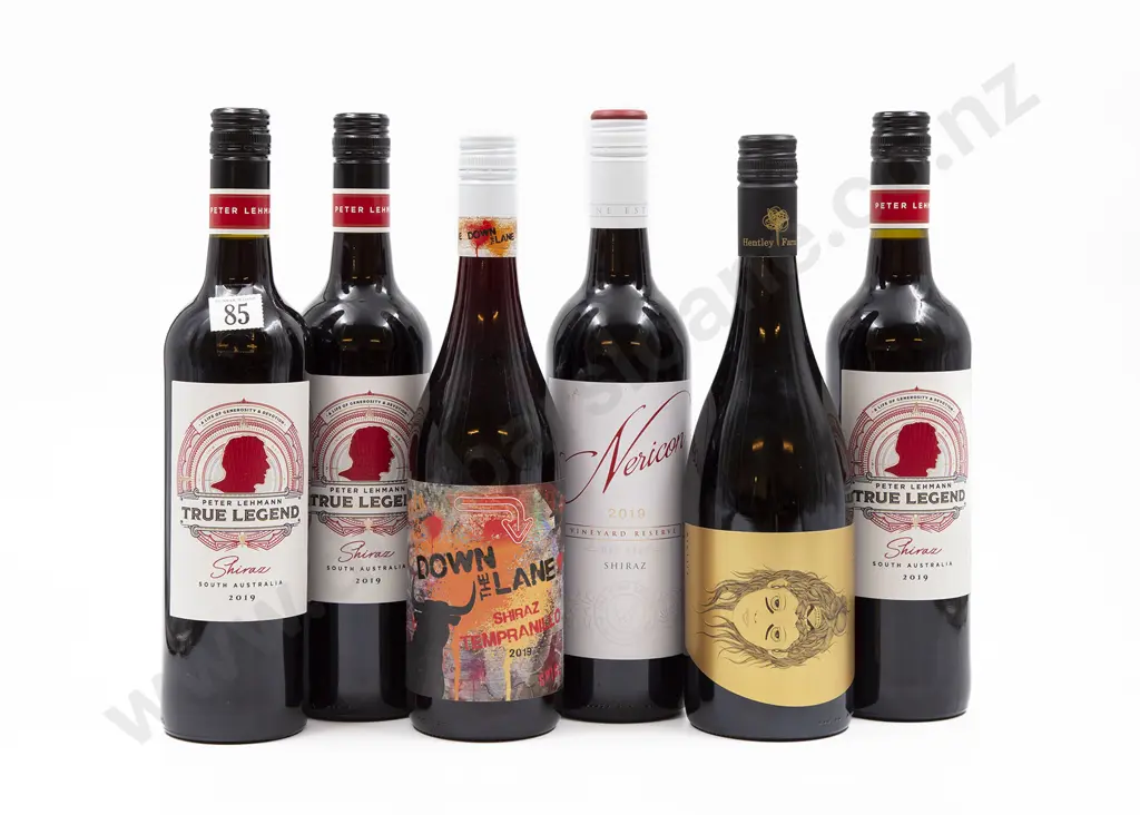 Six Bottles of Assorted Australian Shiraz Image 1++