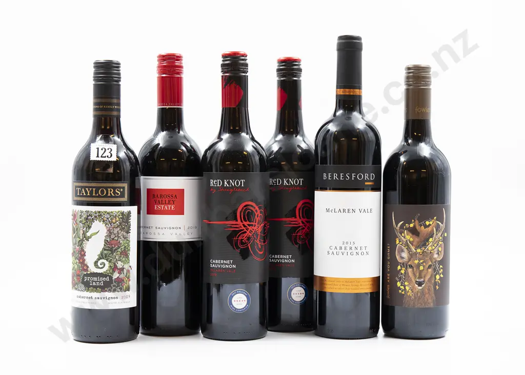 Six Bottles of Assorted Australian Cabernet Sauvignon Image 1++