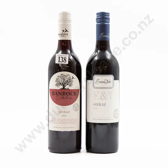 Six Bottles of Assorted Australian Shiraz