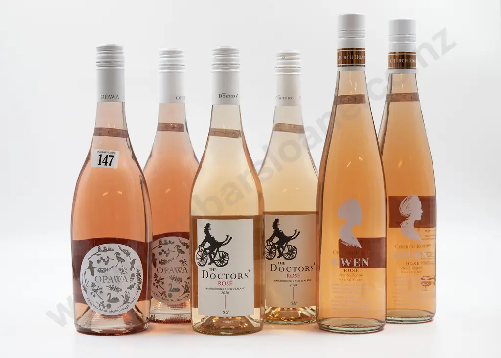Six Bottles of Assorted NZ Rosé Image 1++