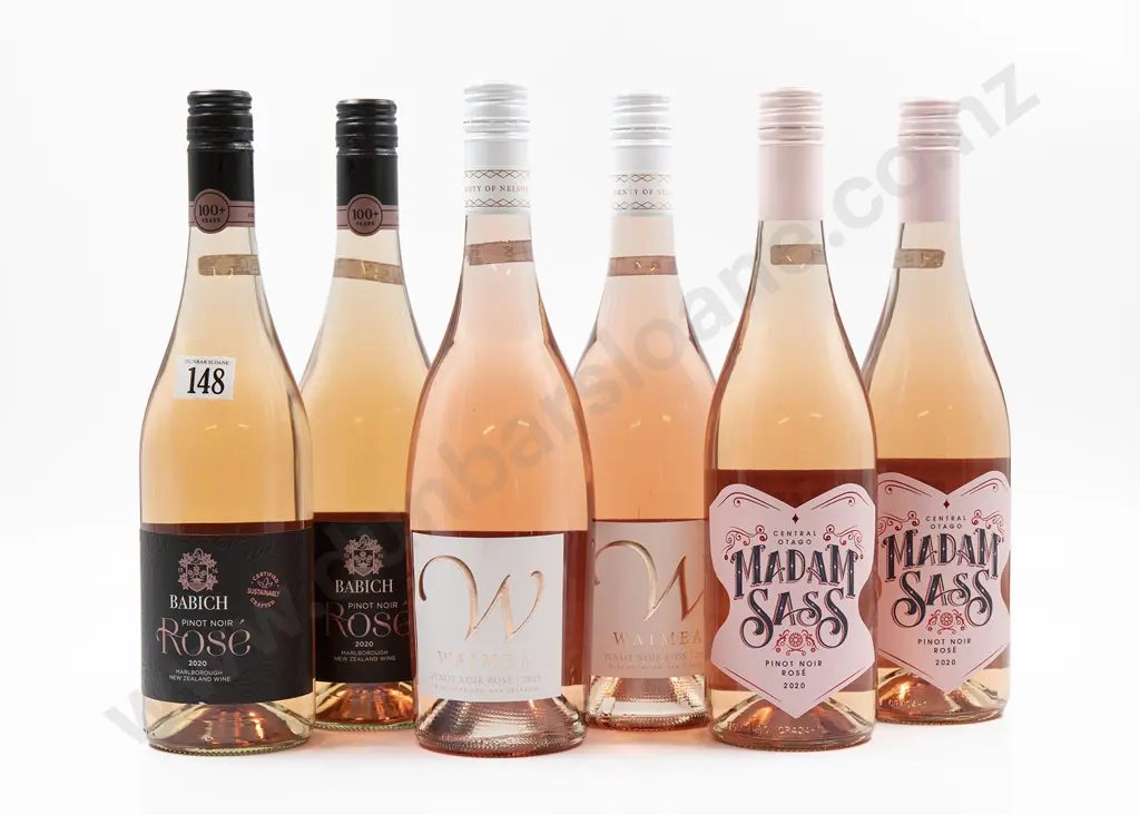 Six Bottles of Assorted NZ Pinot Noir Rosé Image 1++