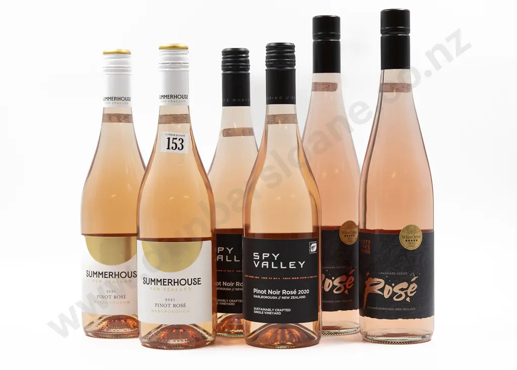 Six Bottles of Assorted NZ Rosé Image 1++