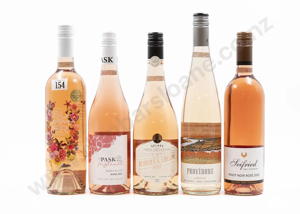 Five Bottles of Assorted NZ Rosé Image 1++