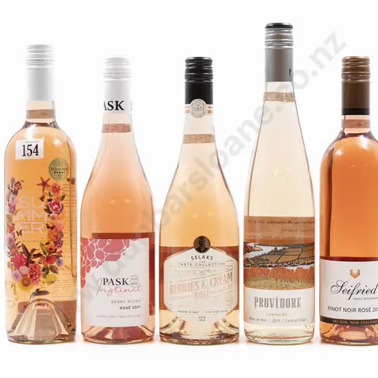 Five Bottles of Assorted NZ Rosé