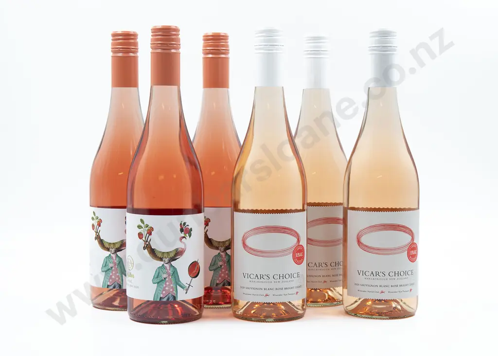 Six Bottles of Assorted NZ Rosé Image 1++