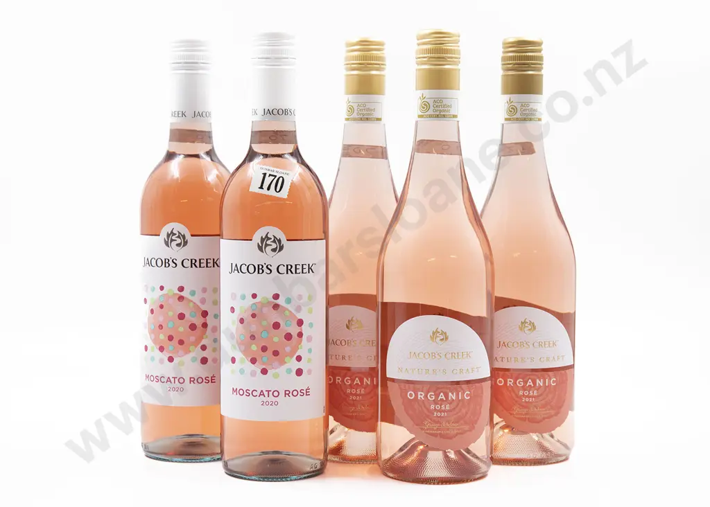 Five Bottles of Assorted Jacob's Creek Australian Rosé Image 1++